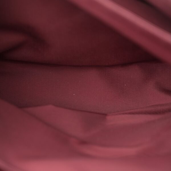 Lambskin Cannage Ruffle New Lock Flap Red