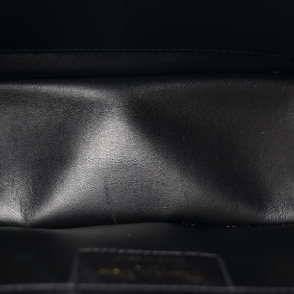 Calfskin Cannage Medium Caro Bag Black