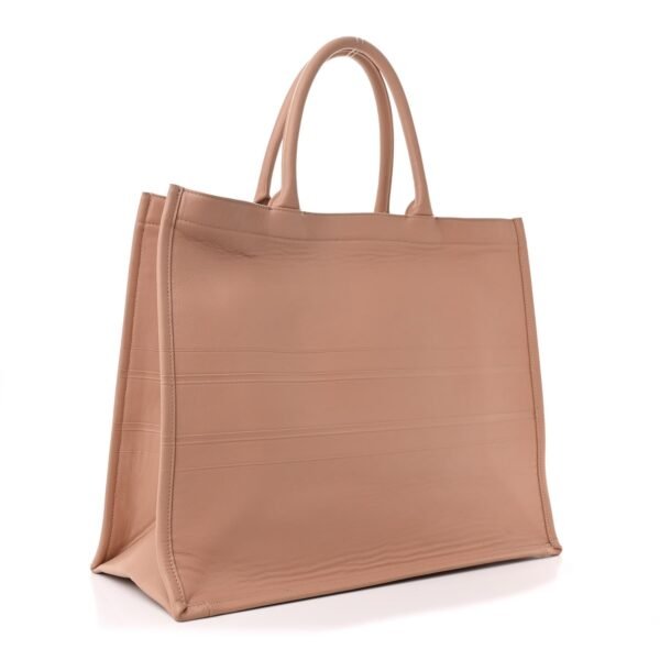 46b21d22336bc4c180484d4b5d0b31b6.jpg Calfskin Embossed Large Book Tote Rose de Vents