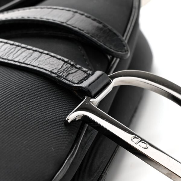 Nylon Saddle Bag Black