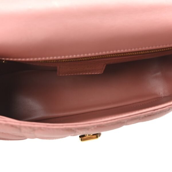 49f0cf833b17b287f74d36798bb32c28.jpg Calfskin Cannage Medium Caro Bag Rust