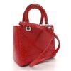 Snakeskin Medium Lady Dior Red