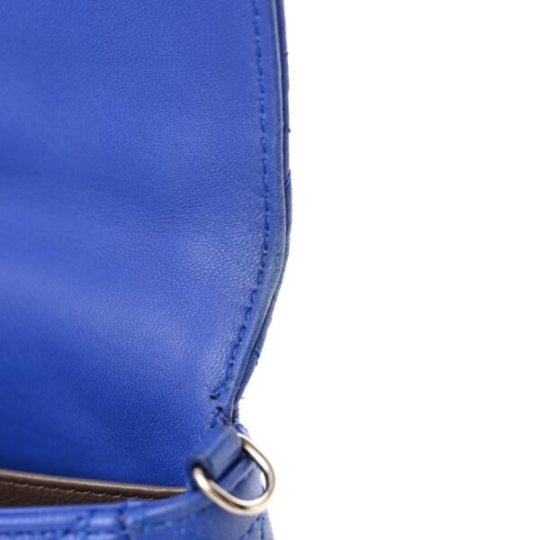 4b6c5c5193a603aa22653ae542631b49.jpg Lambskin Cannage Miss Dior Promenade Pouch Blue