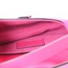 Supple Calfskin Mini Saddle Bag With Strap Passion Pink