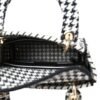 4de0888140e492f76218d267f25ecbfc.jpg Canvas Houndstooth Embroidered Mini Lady D-Lite Black White
