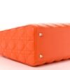4ecf331de296f977371f96d962e8aaa0.jpg Lambskin Cannage Medium Lady Dior Orange