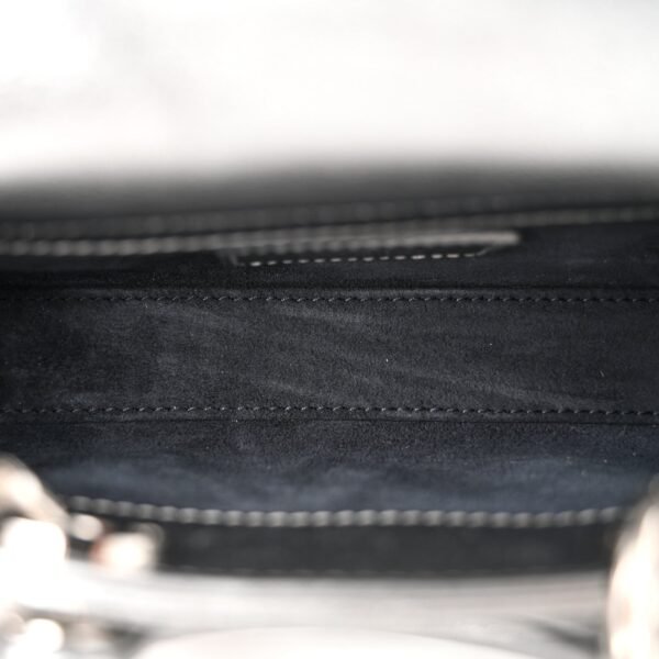 509058ec352a4cf36a19dd6ec8f1c3e1.jpg Metallic Lambskin Cannage Micro Lady D-Joy Silver