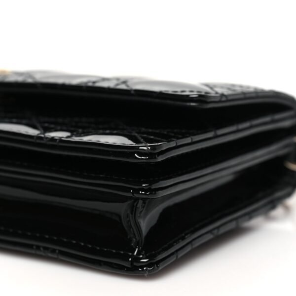 Patent Cannage Mini My Dior Bag Black