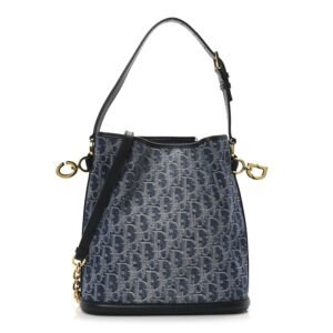 529f7405787989946379616608a5cbfa.jpg Denim Jacquard Oblique C'est Dior Bucket Bag Blue
