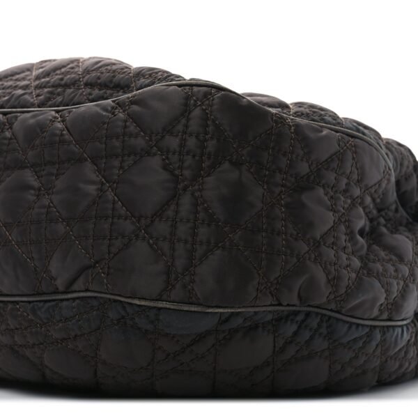 Nylon Cannage Medium Lovely Tote Brown