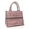 586918b4a21f4898685da8907ace6e38.jpg Canvas Embroidered Small Dioriviera Toile De Jouy Book Tote Pink