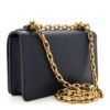 5973acb05affe609c274d70fecfe027e.jpg Calfskin Mini J'Adior Chain Flap Bag Navy Blue