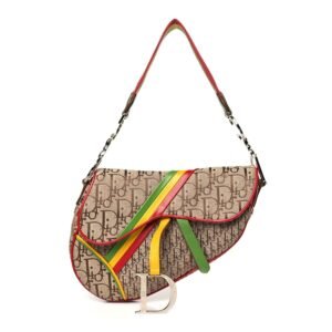 Monogram Rasta Saddle Bag Beige