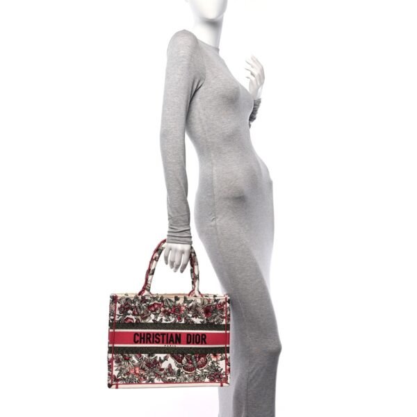 5c70548672b31f23141e1b31e1337a01.jpg Canvas Embroidered Medium Butterfly Print Book Tote Multicolor