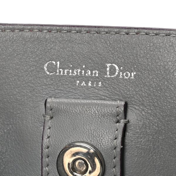 Smooth Calfskin Mini Tri-Color Diorissimo Tote Pink Grey Beige