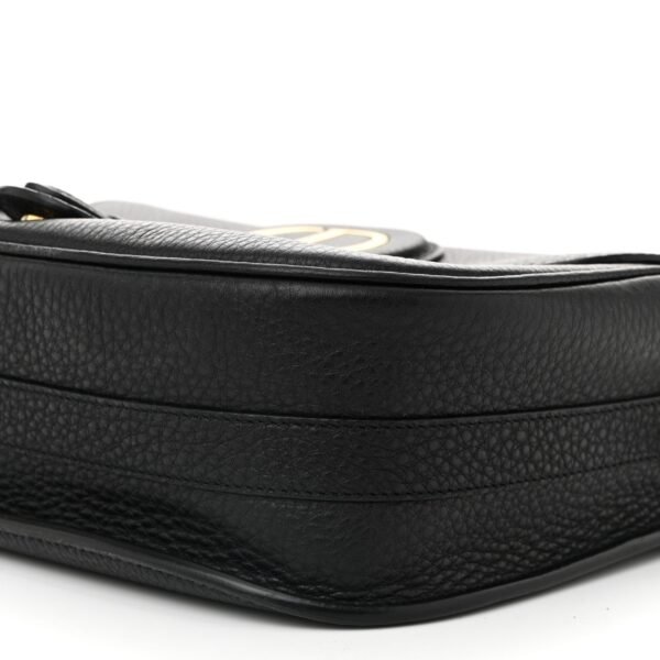 5d71bb201508e4f8bcb61bdf004f07d9.jpg Grained Calfskin Large Bobby Flap Black