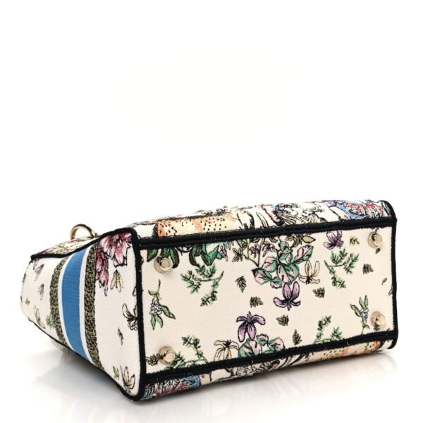 Canvas D-Constellation Embroidered Medium Lady D-Lite Latte Multicolor