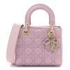 Satin Swarovski Crystal Cannage My ABC Lady Dior Pink
