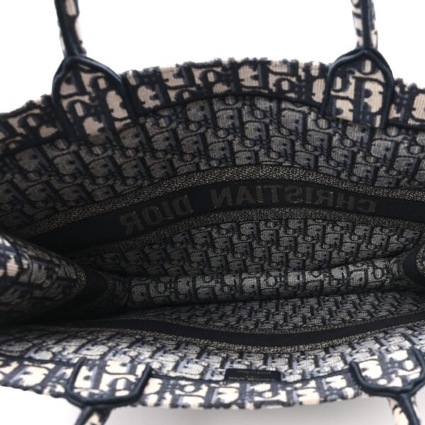 Oblique Large Book Tote Blue Multicolor