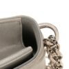 Metallic Calfskin Small Diorama Flap Bag Silver