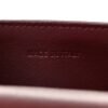 Smooth Calfskin Medium Diorever Flap Burgundy