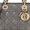 67ae65a447d4b2d23d69b5ee0be67c59.jpg Lambskin Cannage Small My ABCDior Lady Dior Metallic Grey