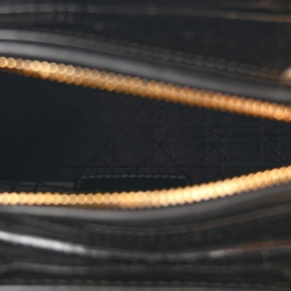 Patent Cannage Medium Lady Dior Black