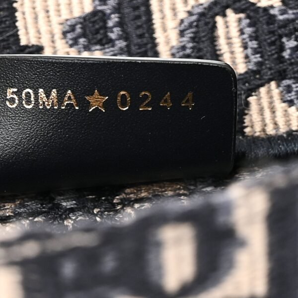 Oblique Mini Book Tote With Strap Blue Multicolor