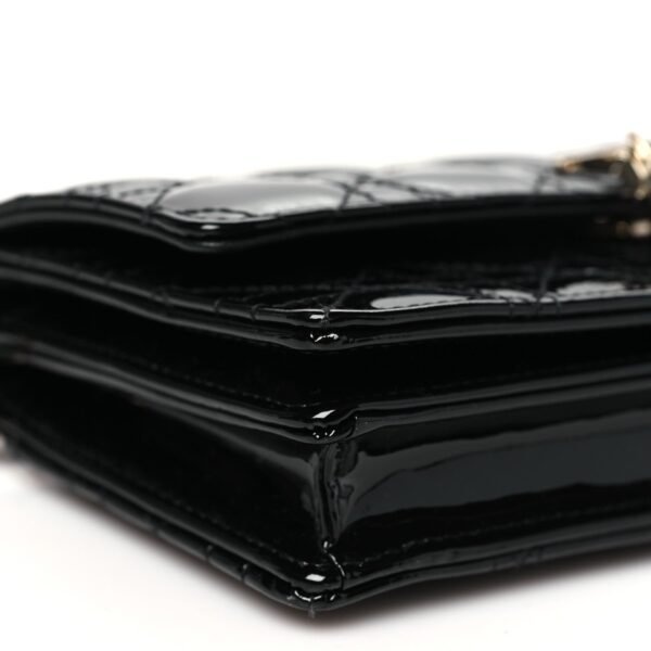 Patent Cannage Mini My Dior Bag Black