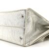 Metallic Calfskin Medium Diorever Flap Silver