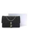 Lambskin Cannage Miss Dior Chain Pouch Black