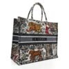 Canvas Embroidered Large Dioriviera Toile De Jouy Book Tote Multicolor