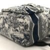 Nylon Technical Fabric Toile De Jouy Small Diortravel Backpack Blue