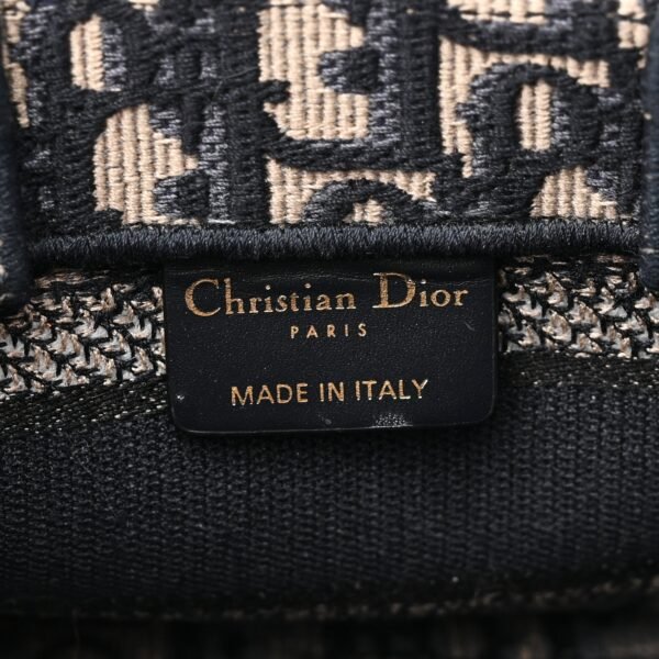 Oblique Mini Book Tote With Strap Blue Multicolor