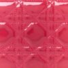 Patent Cannage Lady Dior Continental Wallet Pink