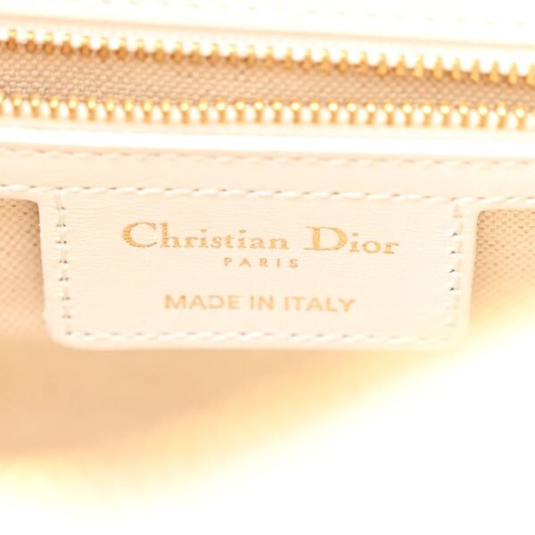 73dd6c44d2a423b3d1b5e019356a44ee.jpg Calfskin Small Dior Vibe Zip Bowling Bag White