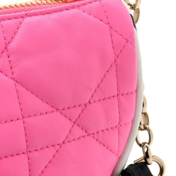 769920a88edff43f0bdf78a6055ba797.jpg Lambskin Cannage Small Dior Vibe Hobo Bag Pink
