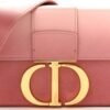 Gradient Smooth Calfskin Gradient 30 Montaigne Box Bag Rose Multicolor