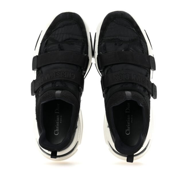 Technical Fabric Nylon Camouflage Womens D-Wander Sneakers 41 Black