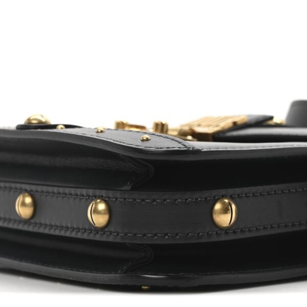 7a9e56c096b244bb6267023efce3cd42.jpg Calfskin Studded Square Dioraddict Flap Black