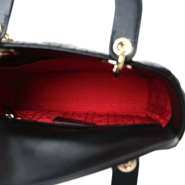 Lambskin Cannage Small My ABCDior Lady Dior Black