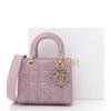 Satin Swarovski Crystal Cannage My ABC Lady Dior Pink