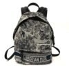 Nylon Technical Fabric Toile De Jouy Small Diortravel Backpack Blue