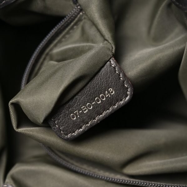 Nylon Cannage Medium Lovely Tote Brown