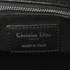Calfskin Checkered Medium Lady Dior Black White