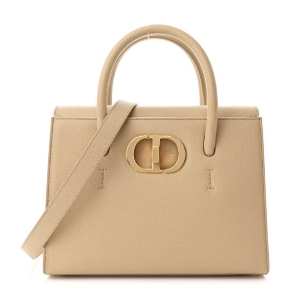 81e4646ef14285c934f8cb6c5ff01725.jpg Grained Calfskin Medium St. Honore Tote Beige