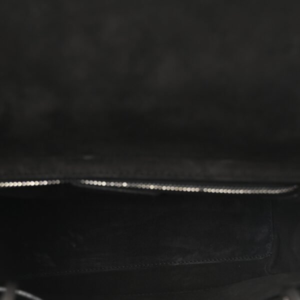 Calfskin Checkered Medium Lady Dior Black White