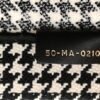 88434007a2ce95a13d5ab404ba2db7c2.jpg Canvas Houndstooth Embroidered Large Book Tote Black White