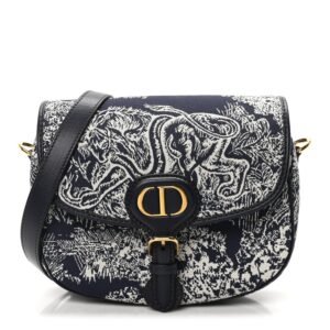 886a75ab582ed8449f1335b2f0ffdb2b.jpg Canvas Toile de Jouy Reverse Embroidered Medium Bobby Flap Blue