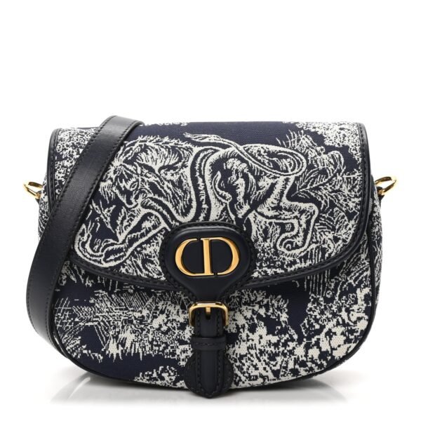 886a75ab582ed8449f1335b2f0ffdb2b.jpg Canvas Toile de Jouy Reverse Embroidered Medium Bobby Flap Blue